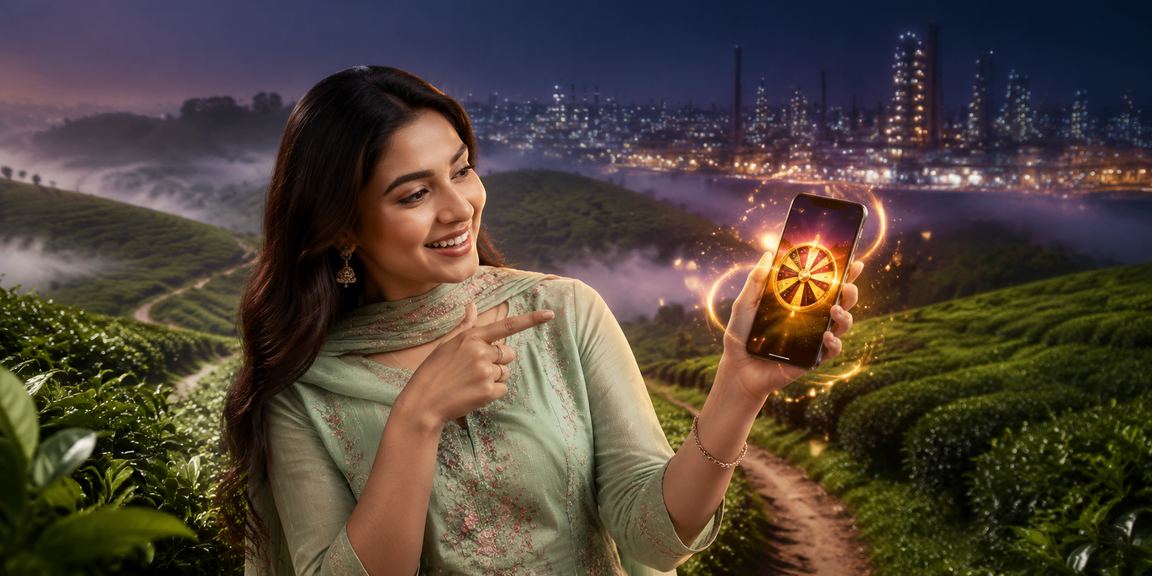গাজীপুরে রুলেট ও চা বাগানের দৃশ্য